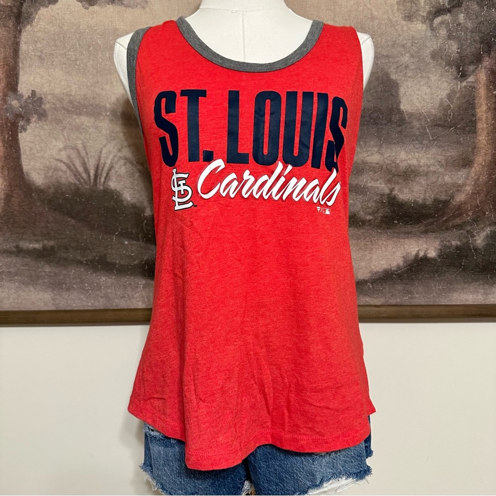 Fanatics Red St. Louis Cardinals Tank Top